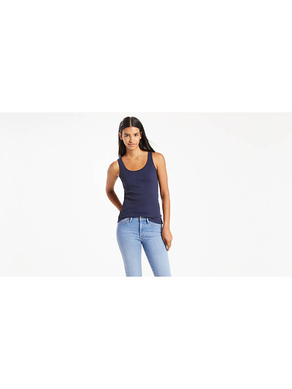 Classic Ribbed Tank Top - Blue | Levi's® US