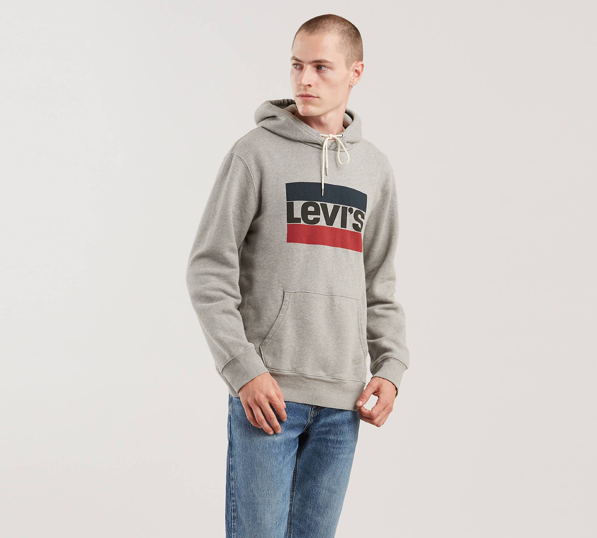 Graphic Pullover Hoodie - Grey | Levi\'s® US