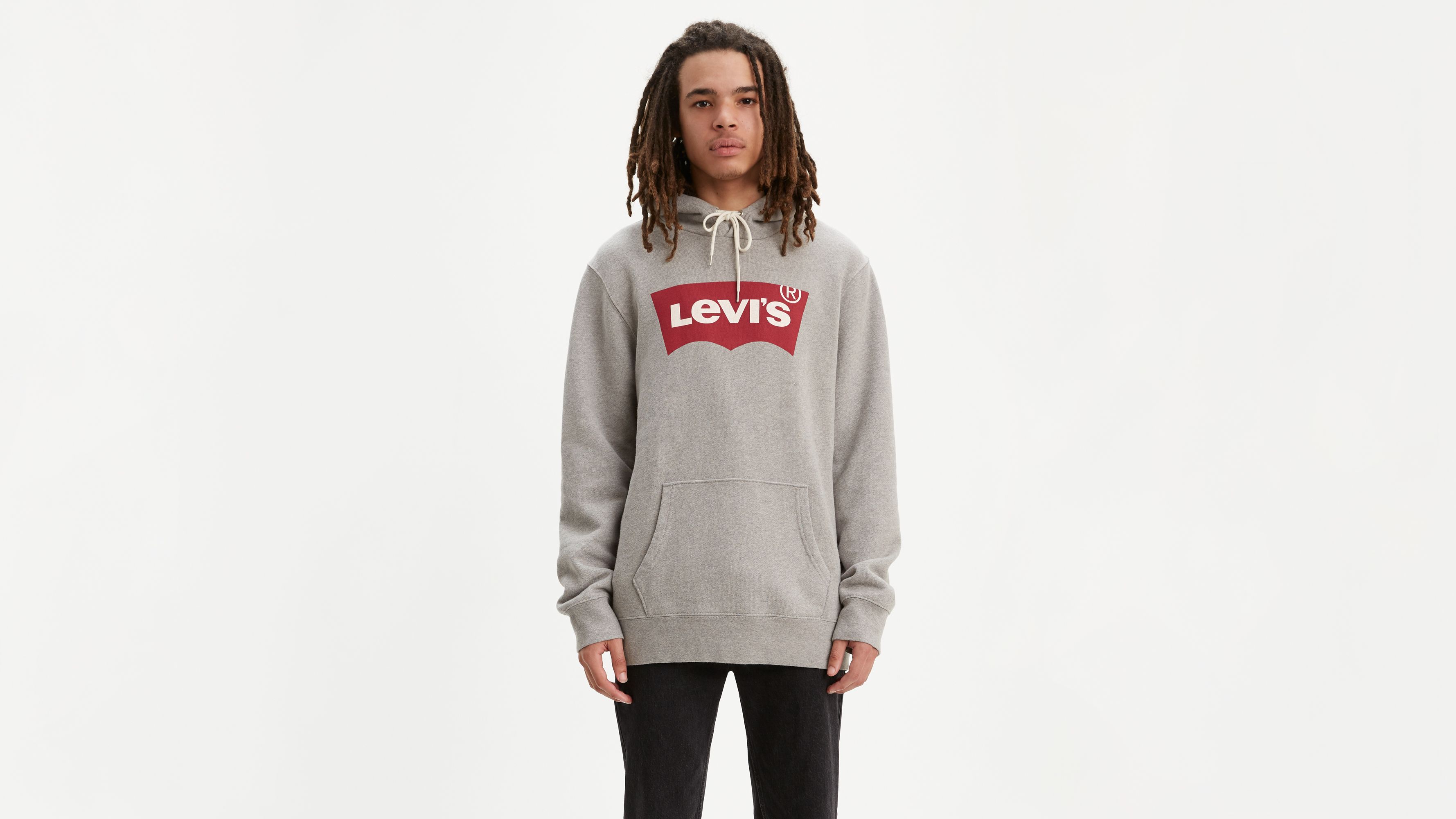 levi's grey sweatshirt mens 