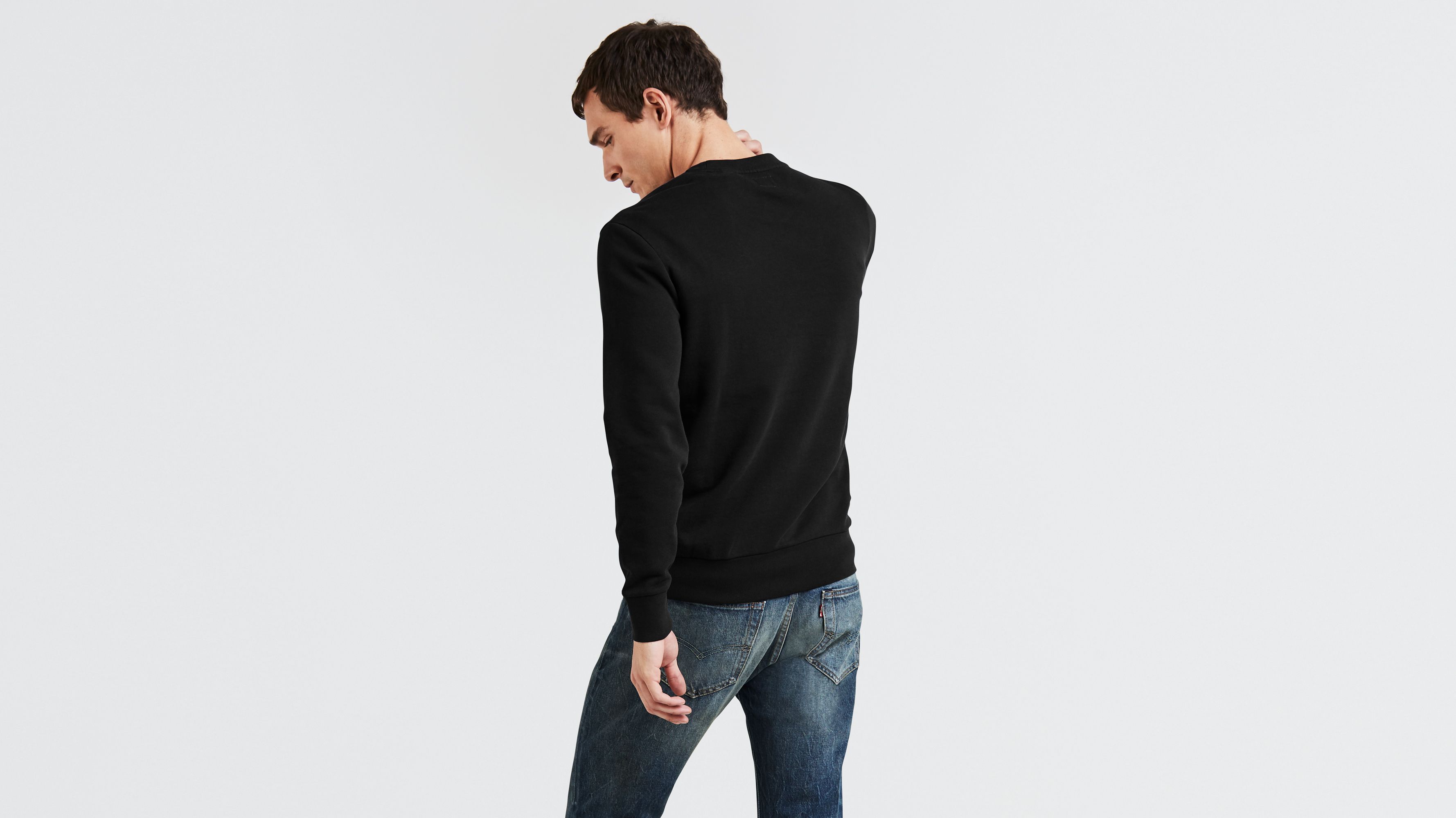 Levi's authentic discount logo crewneck sweatshirt