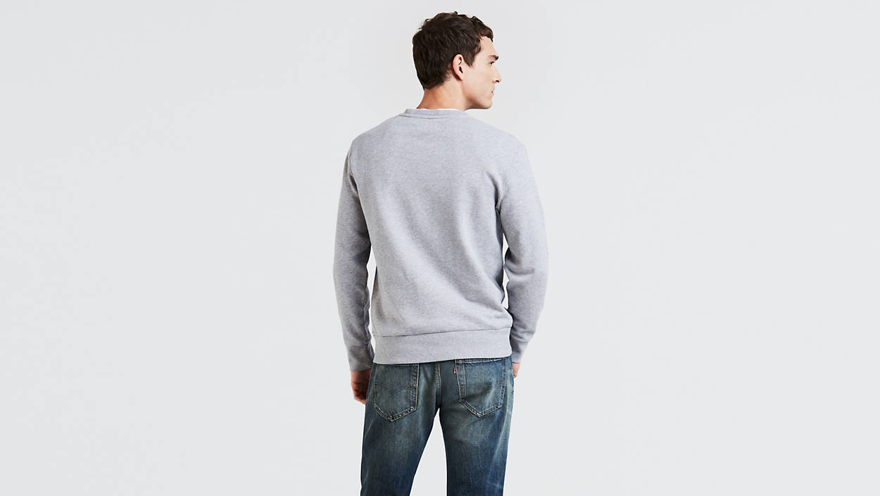 Levi's® Logo Crewneck Sweatshirt - Grey | Levi's® US