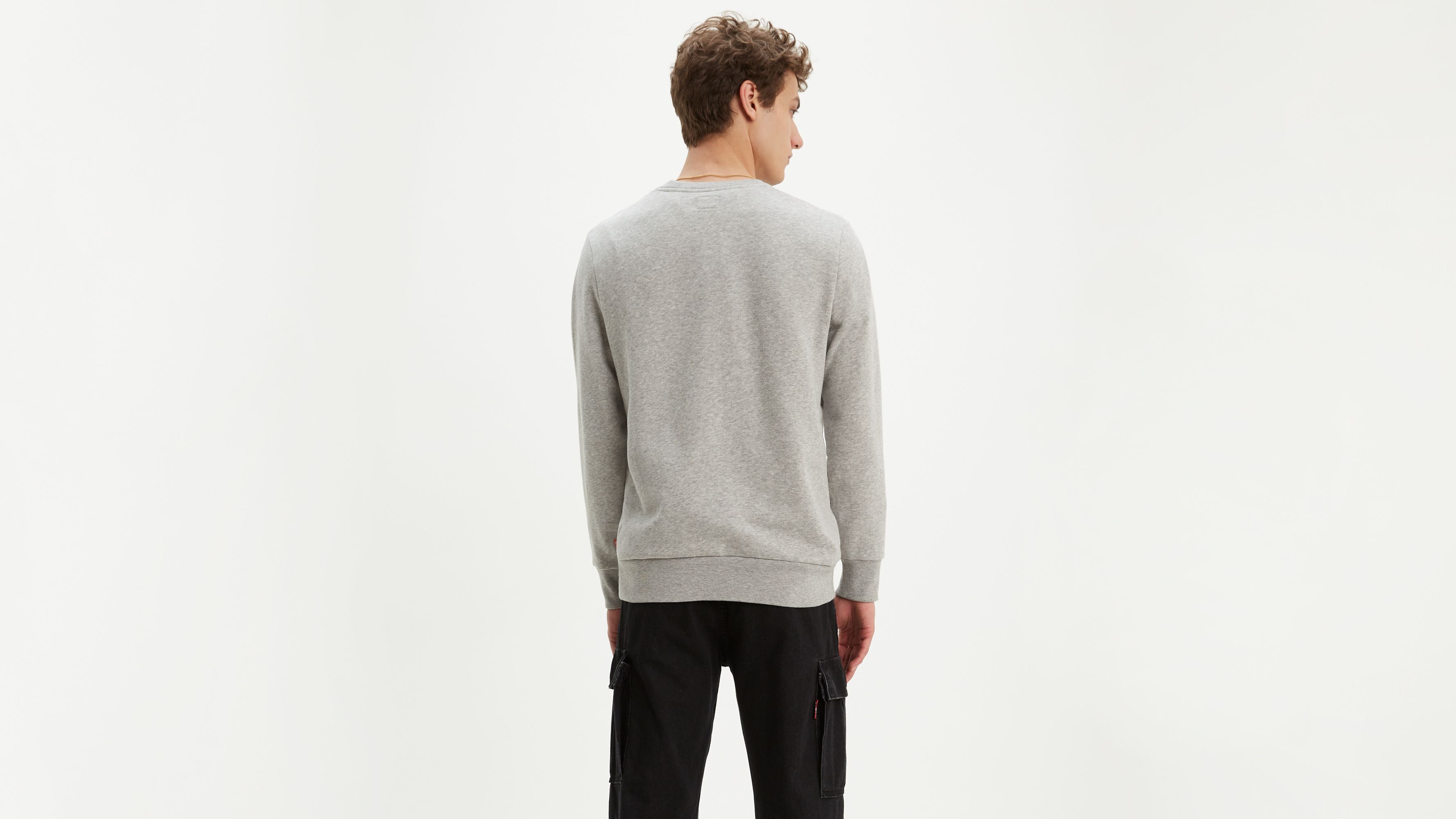 Levi's grey crew discount neck