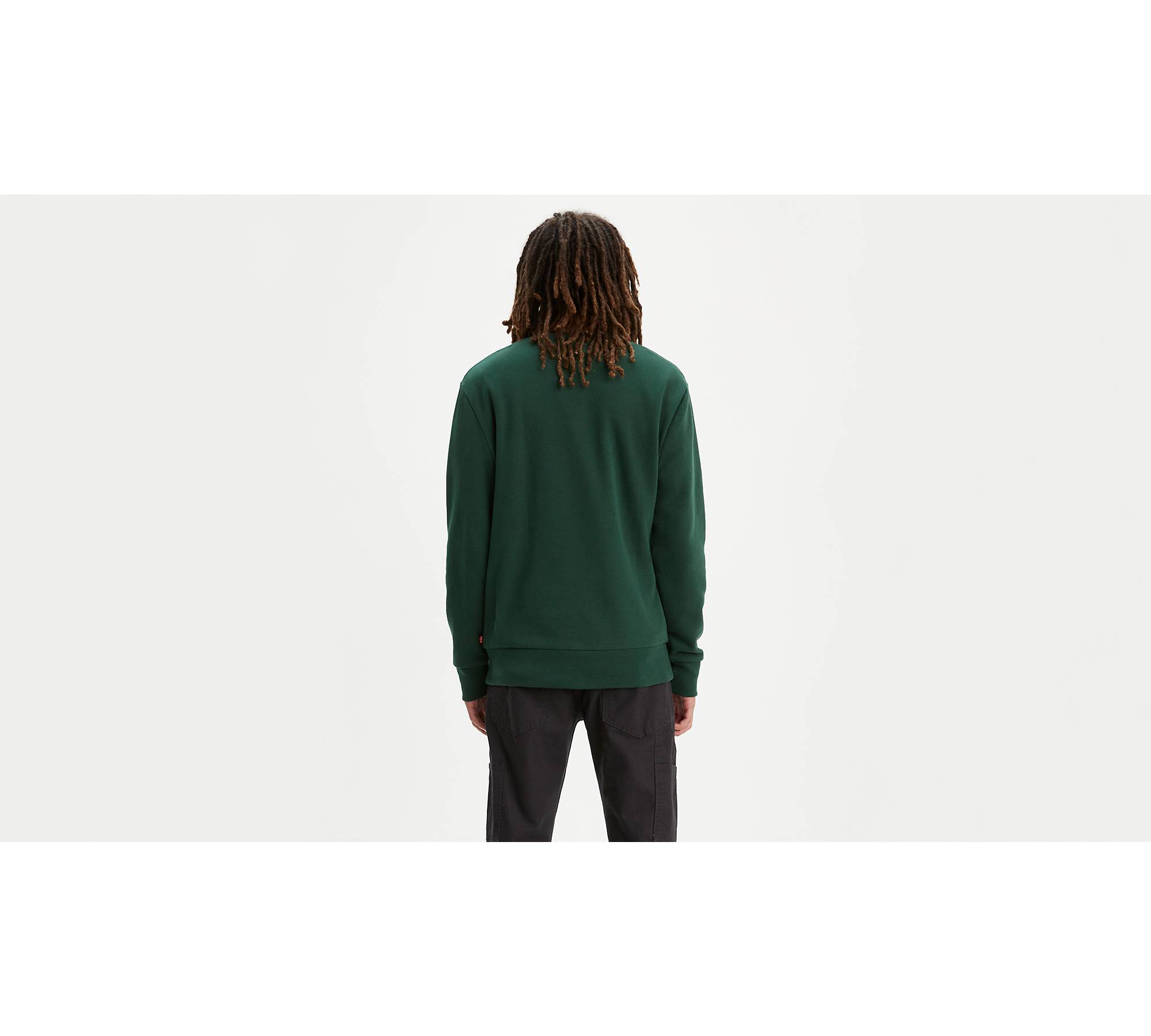 Levi's Graphic Crewneck Sweatshirt in Green for Men