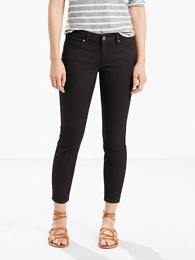 711 Skinny Ankle Women's Jeans - Black | Levi's® US