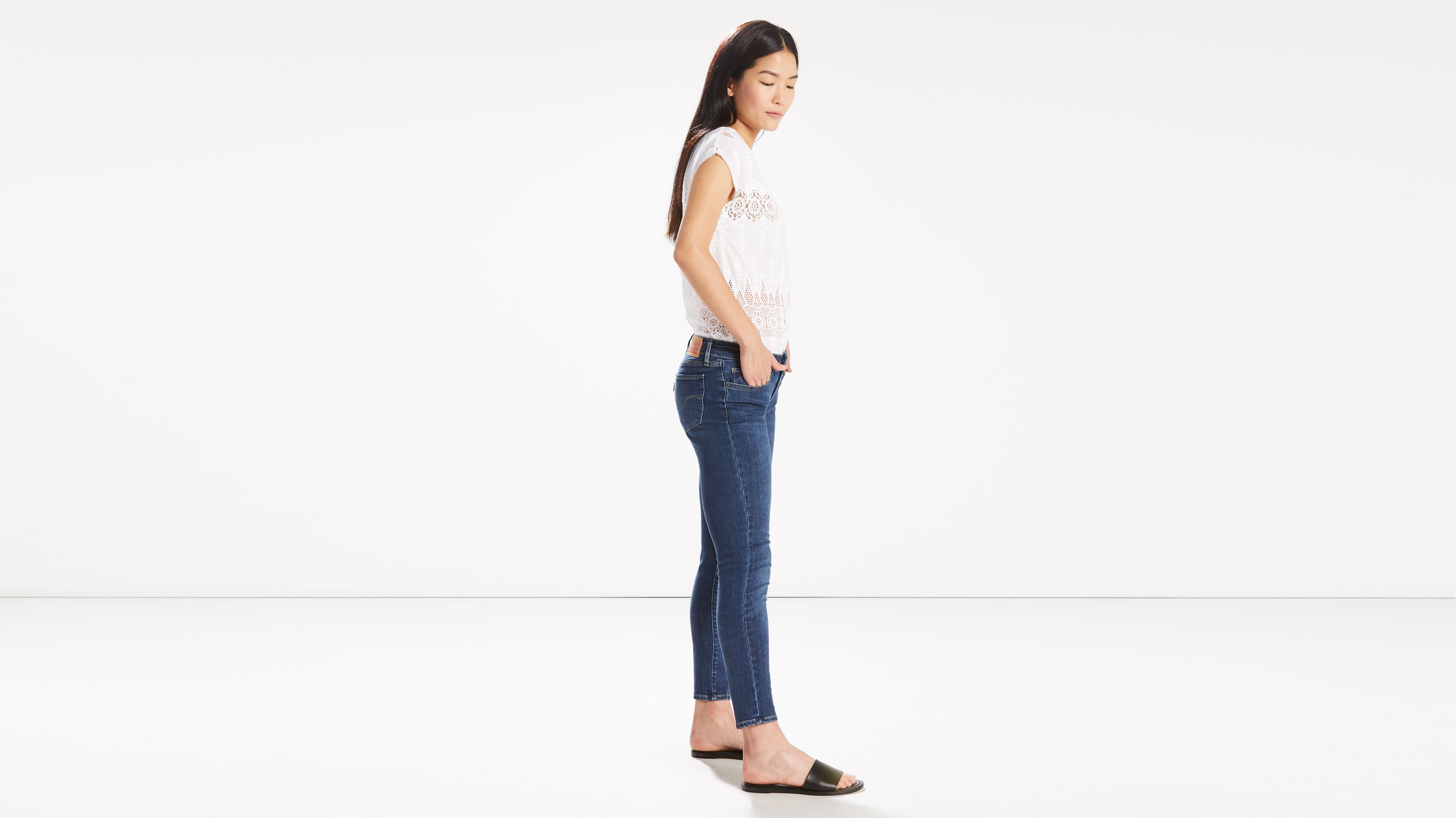 711 Skinny Ankle Women's Jeans - Dark 