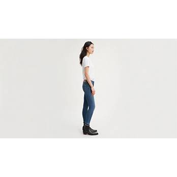 711 Skinny Twill Ankle Women's Jeans - Red