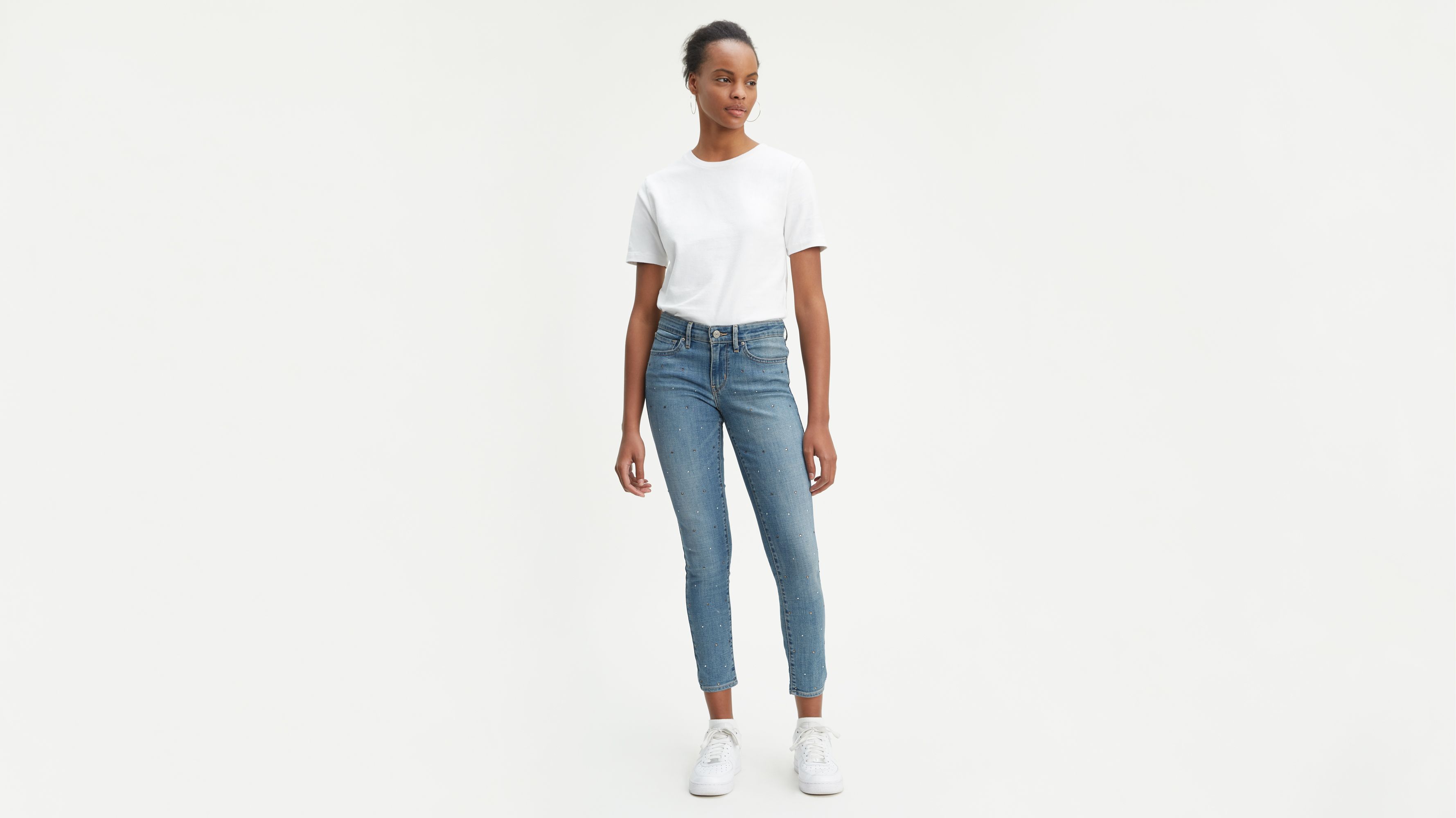 levi's women's 711 skinny ankle jeans