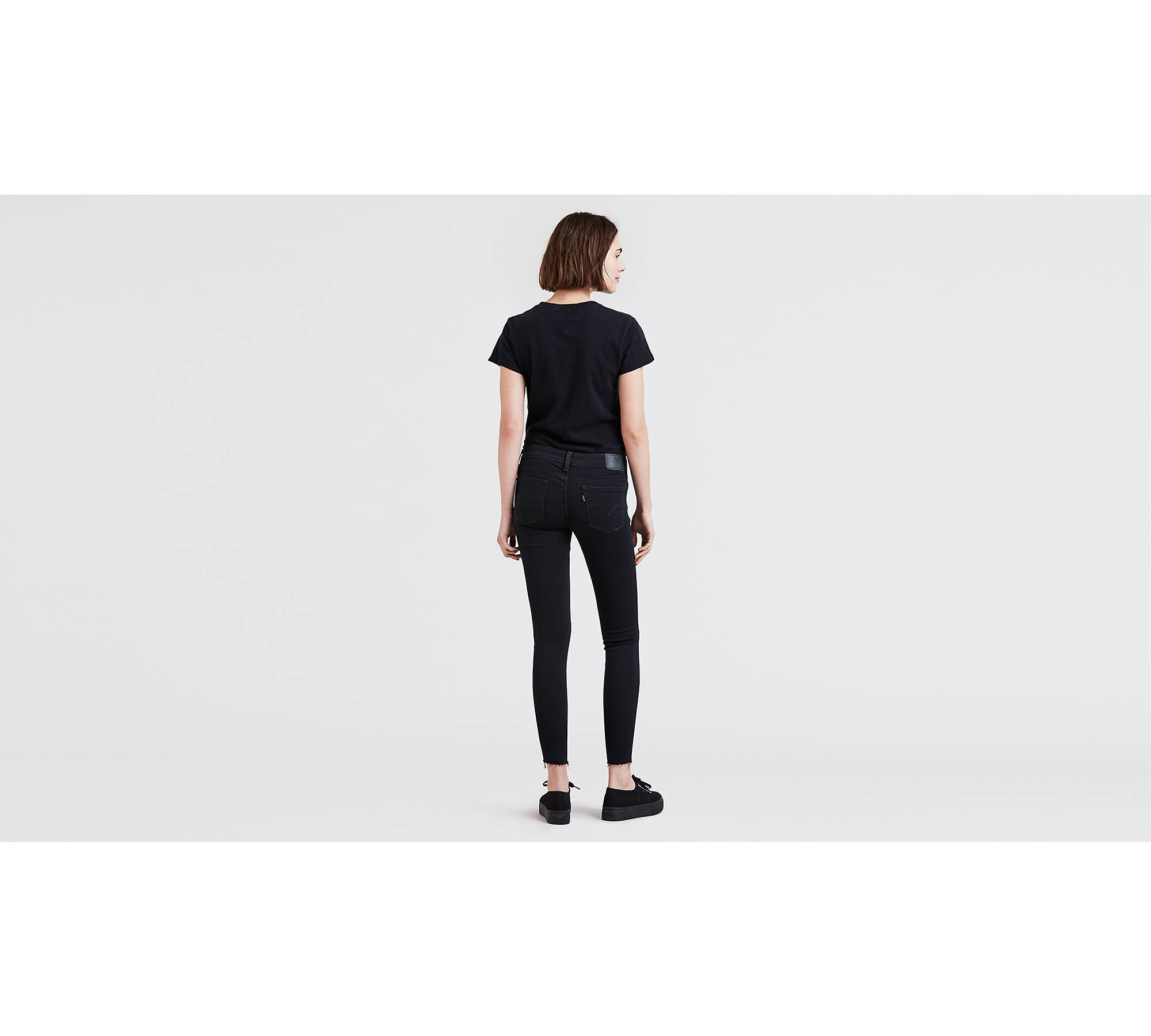 711 Skinny Studded Ankle Women's Jeans - Black | Levi's® US