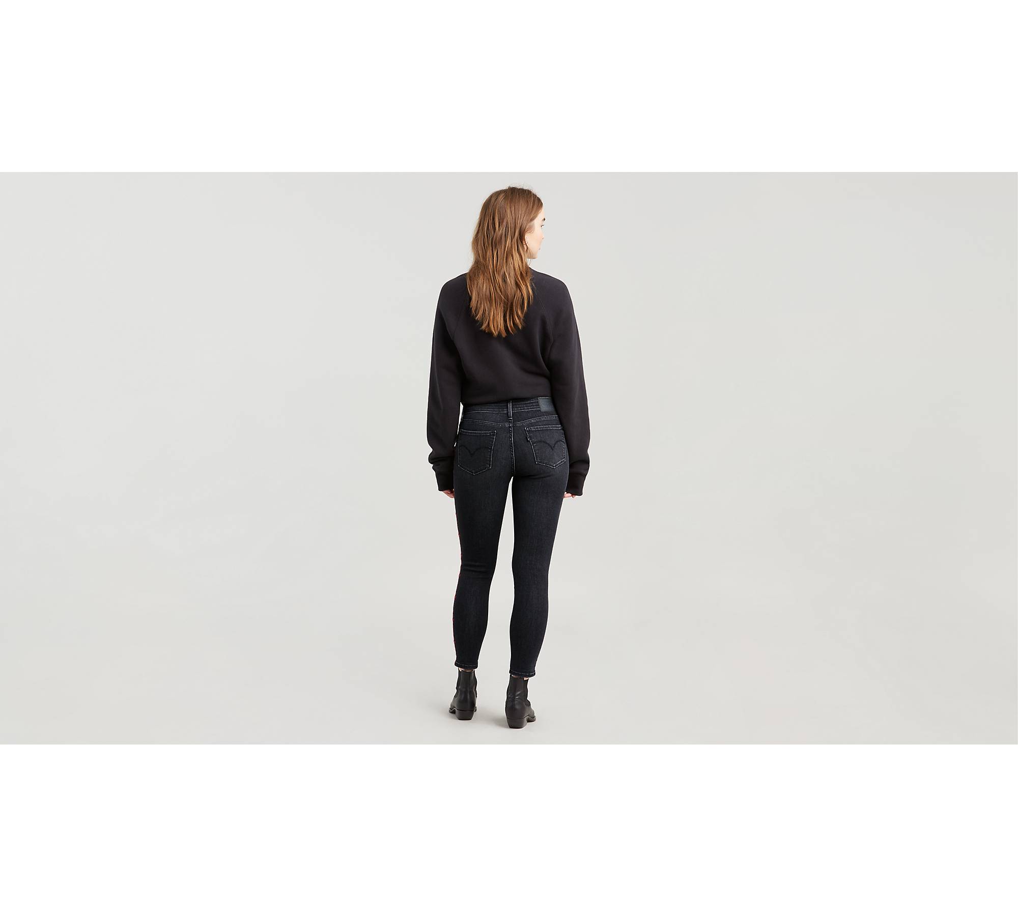 711 Skinny Ankle Women's Jeans - Black | Levi's® US