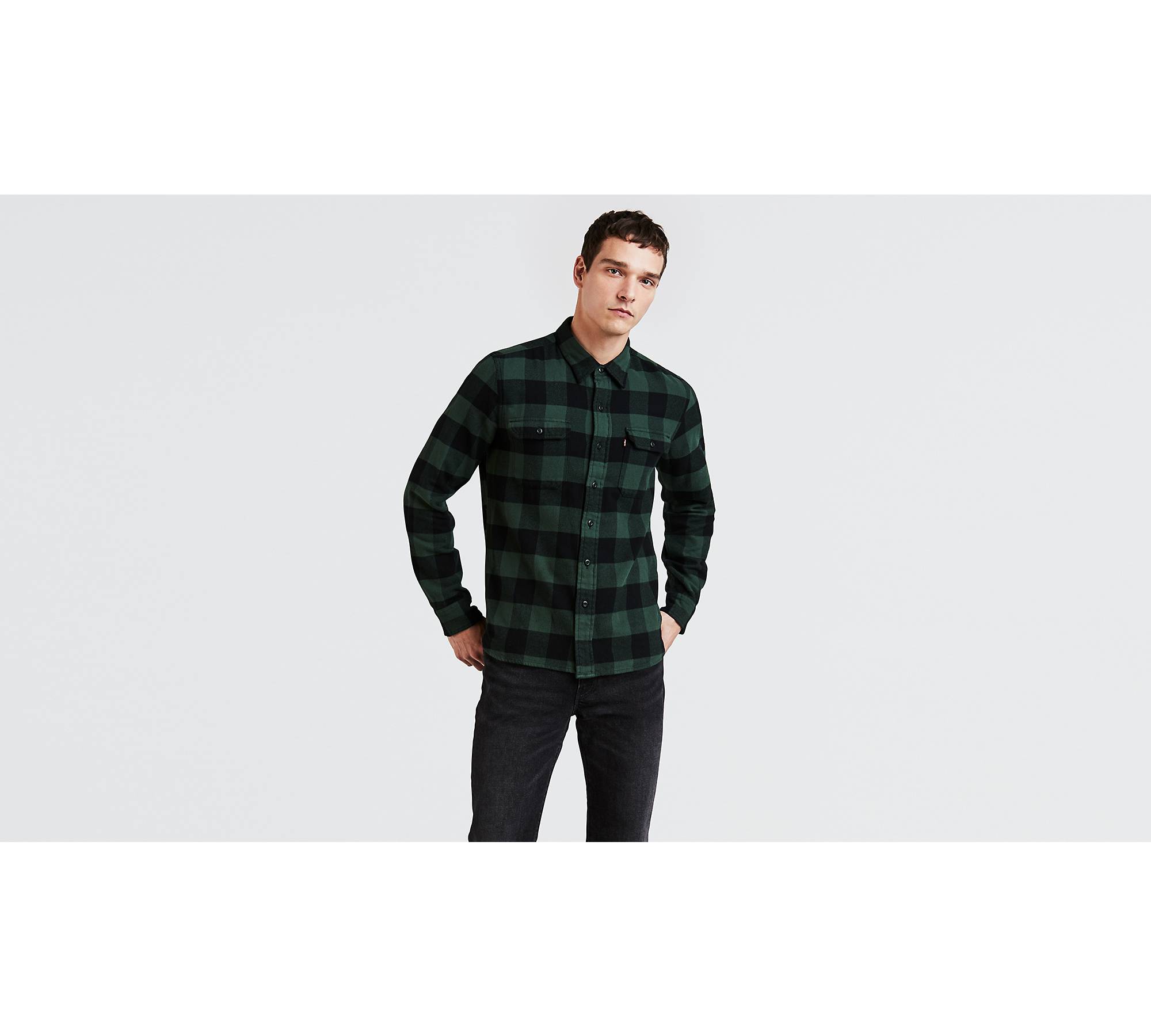 Classic Worker Shirt - Green | Levi's® US