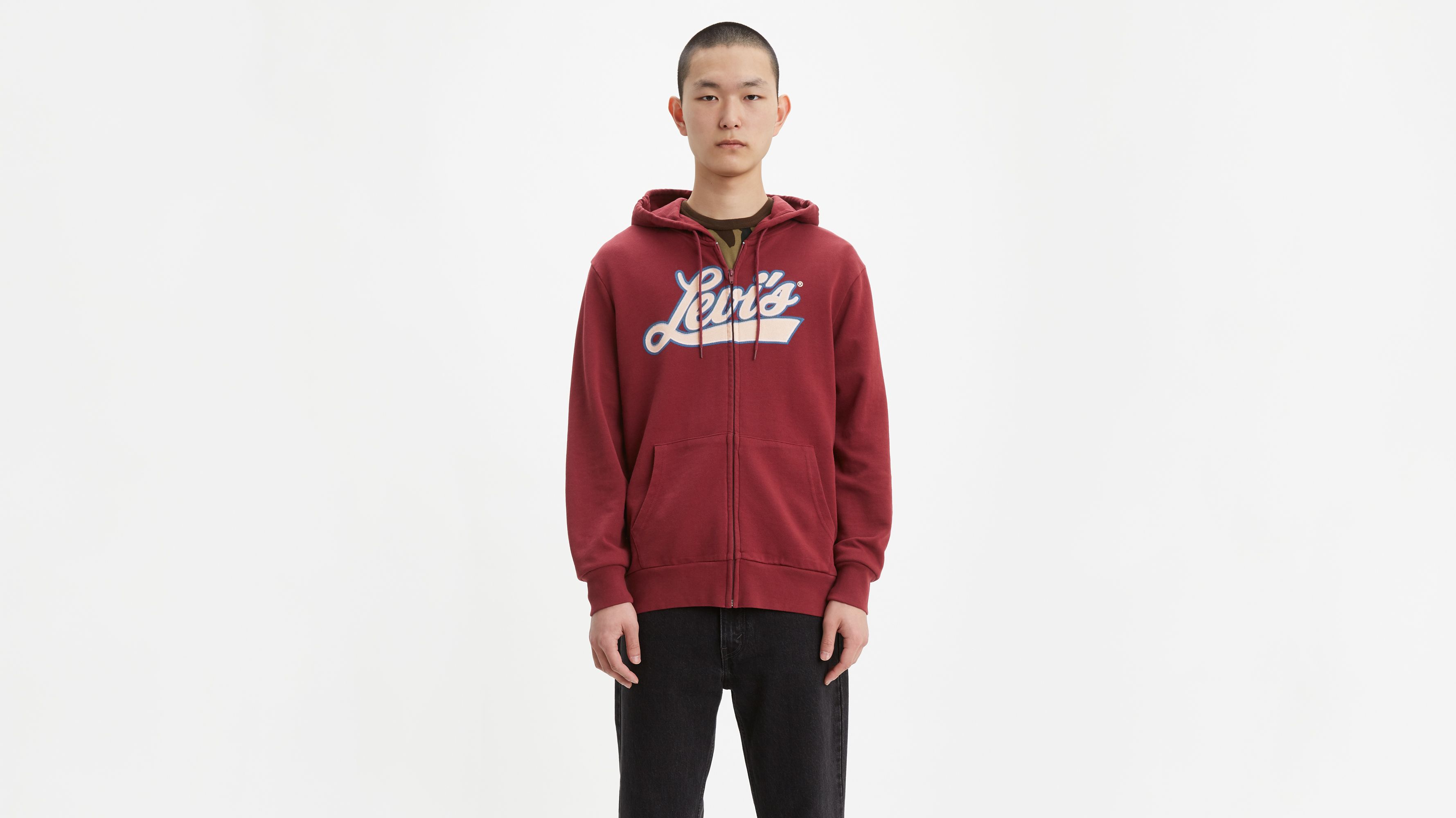 Levi's® Script Zip Up Hoodie