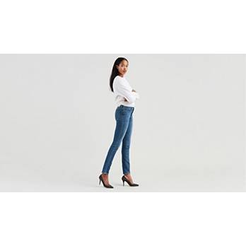 311 Shaping Skinny Studded Women's Jeans - Medium Wash
