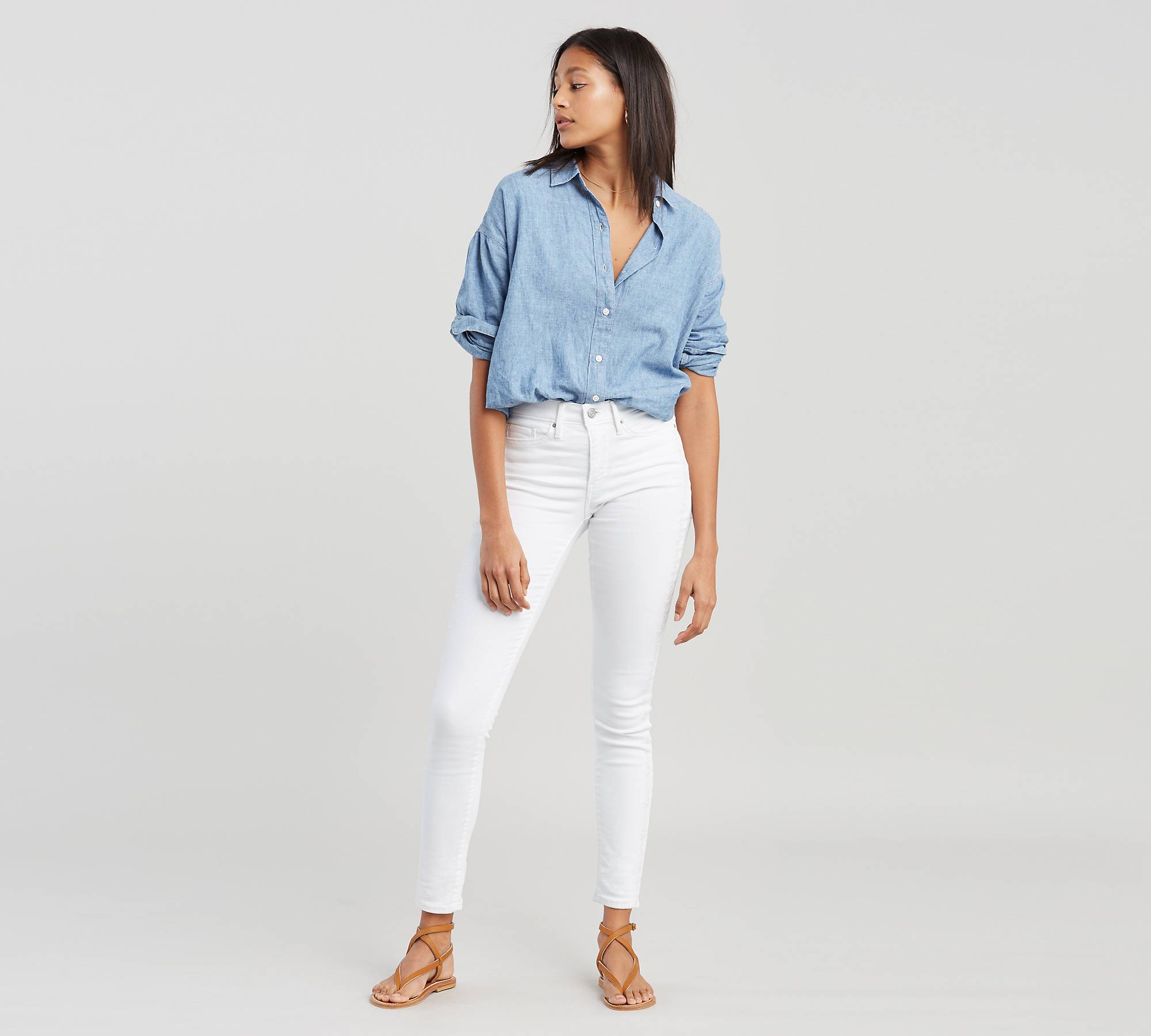 311 Shaping Skinny Women\'s Jeans - White | Levi\'s® US