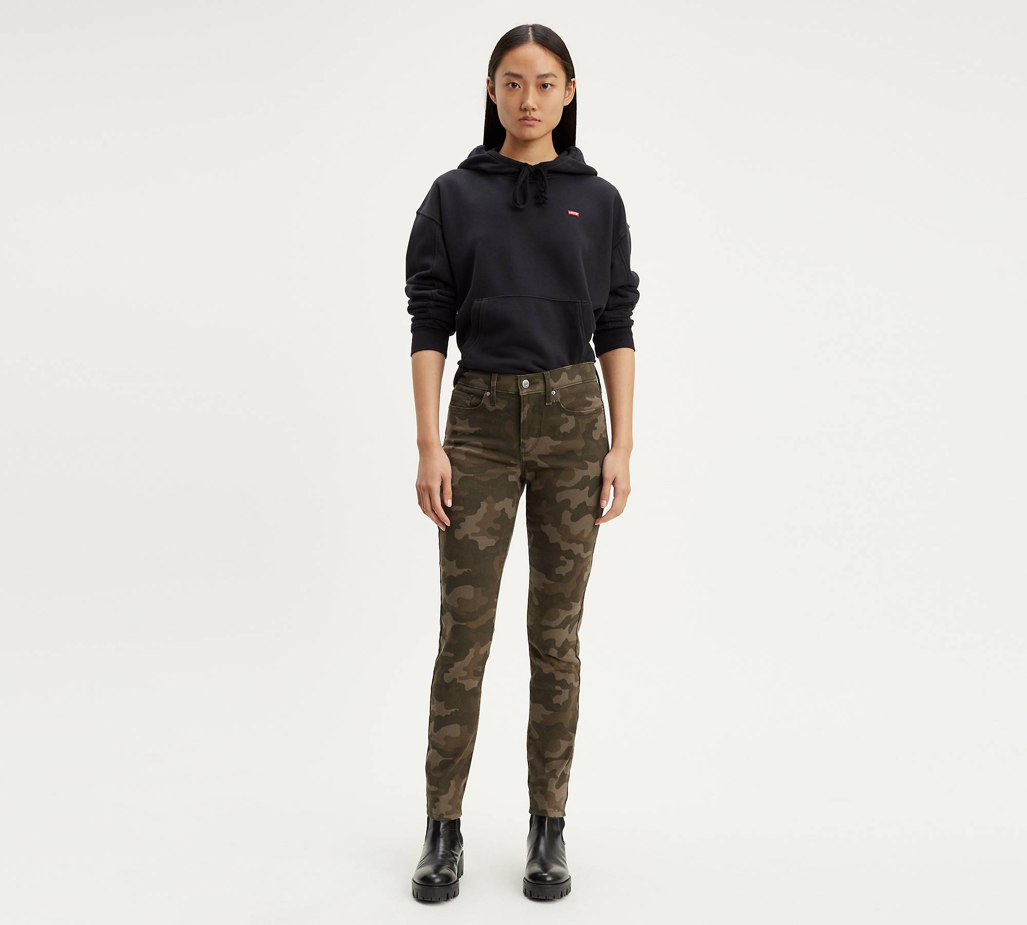 311 Shaping Skinny Camo Women's Jeans - Green | Levi's® US