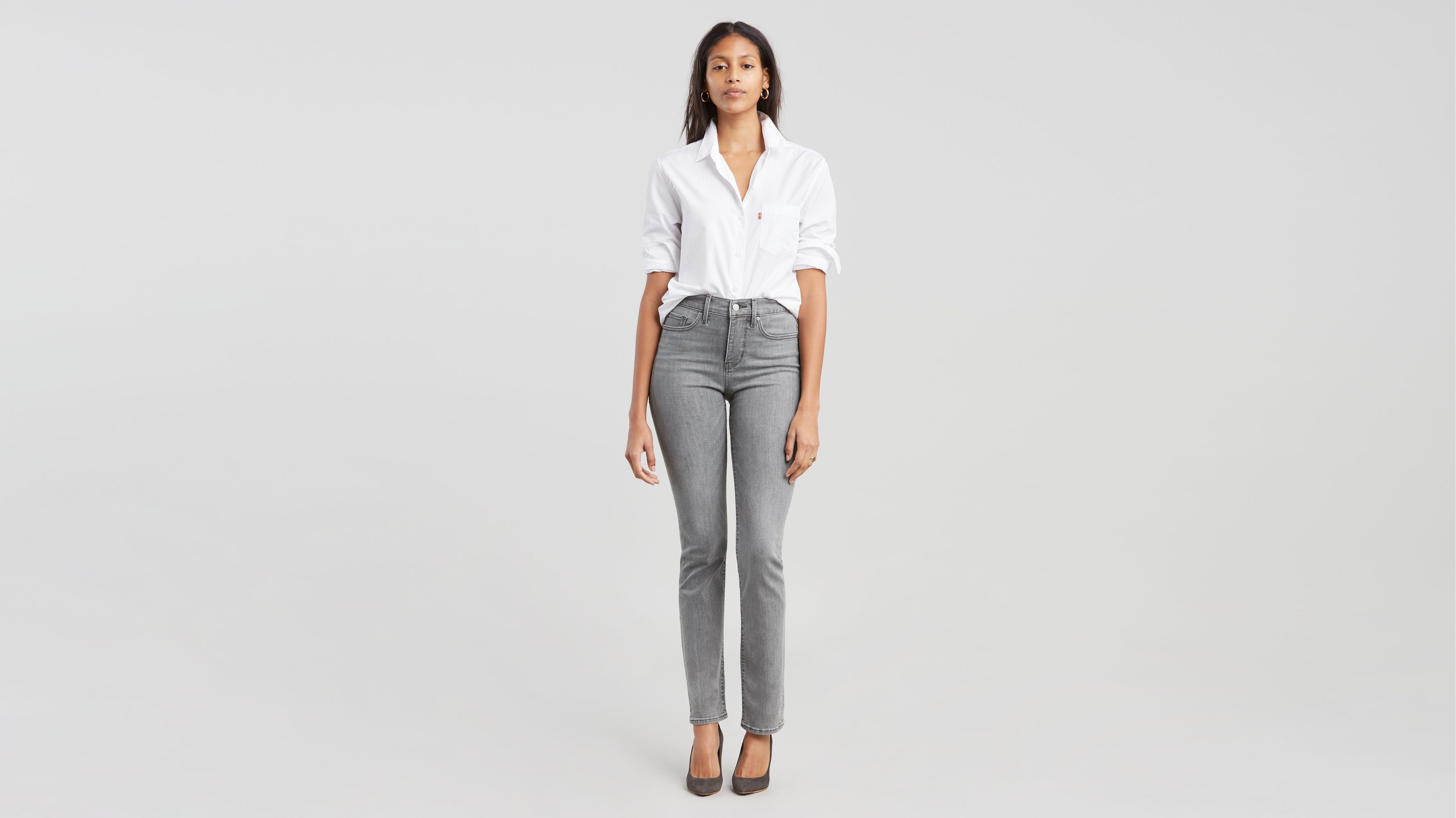 312 Shaping Slim Women's Jeans - Grey 