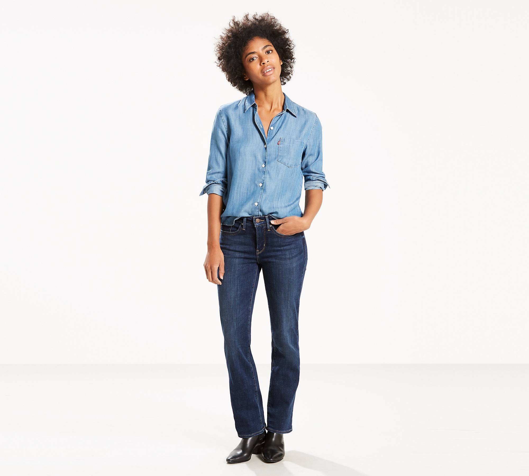 314 Shaping Straight Women's Jeans - Dark Wash | Levi's® US