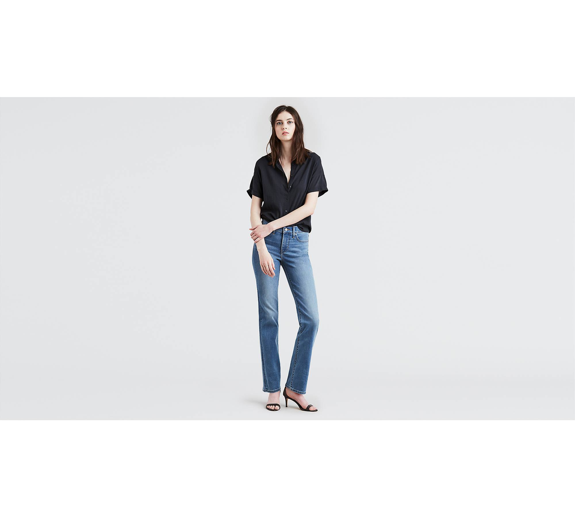 Signature by Levi Strauss & Co.™ Women's Shaping High-Rise Straight Jeans