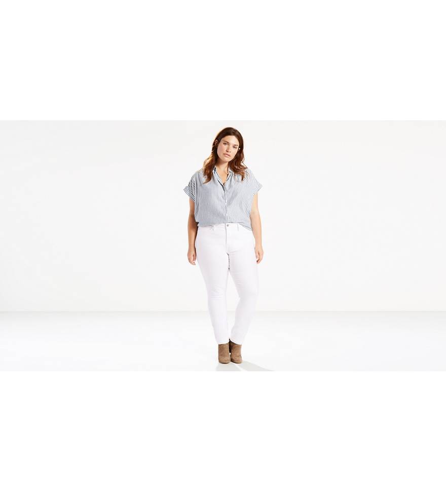311 Shaping Skinny Women's Jeans (plus Size) - White | Levi's® US