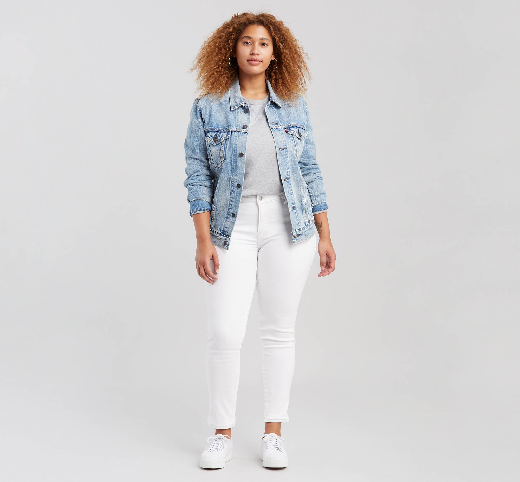 311 Shaping Skinny Women's Jeans (plus Size) - White | Levi's® US