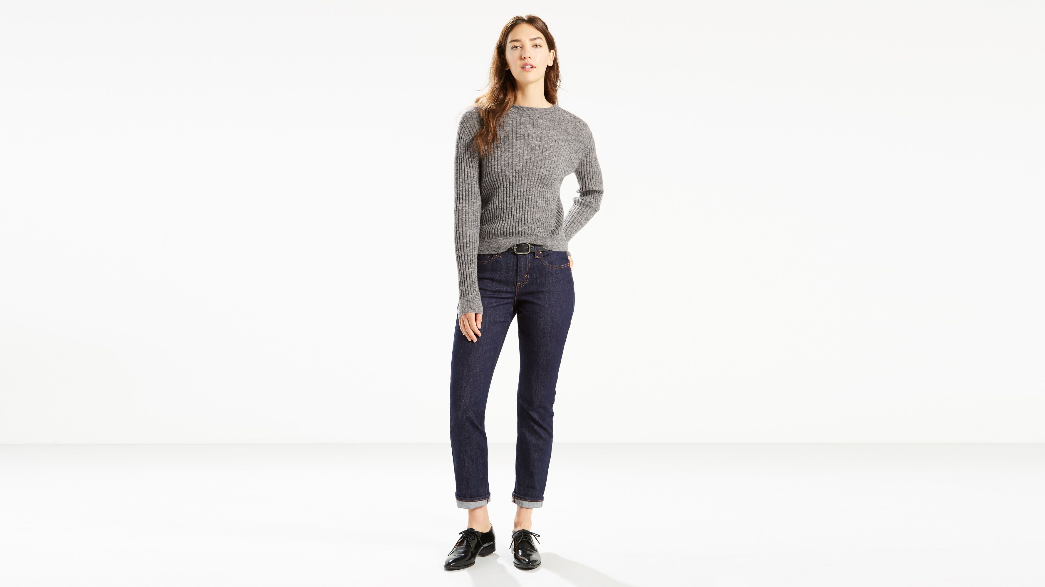 414 Relaxed Straight Fit Women's Jeans 