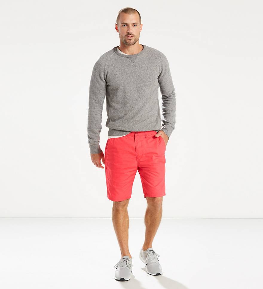 Straight Chino Shorts - Red | Levi's® US