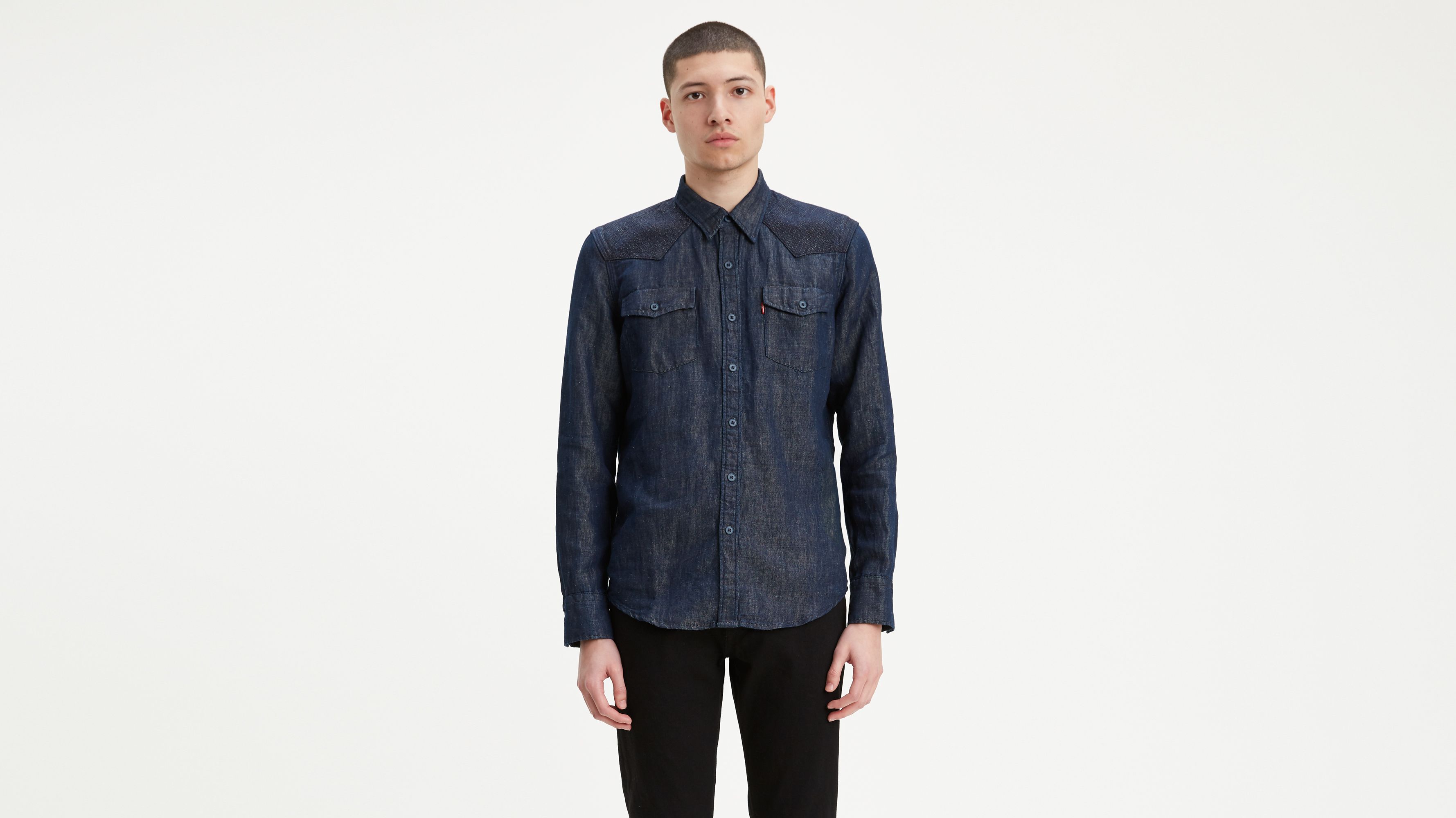 HOST PICK⭐️ Levi's | Black Plaid Button-down Shirt | Vintage denim shirt, Slim  fit casual shirts, Sleeveless denim shirts