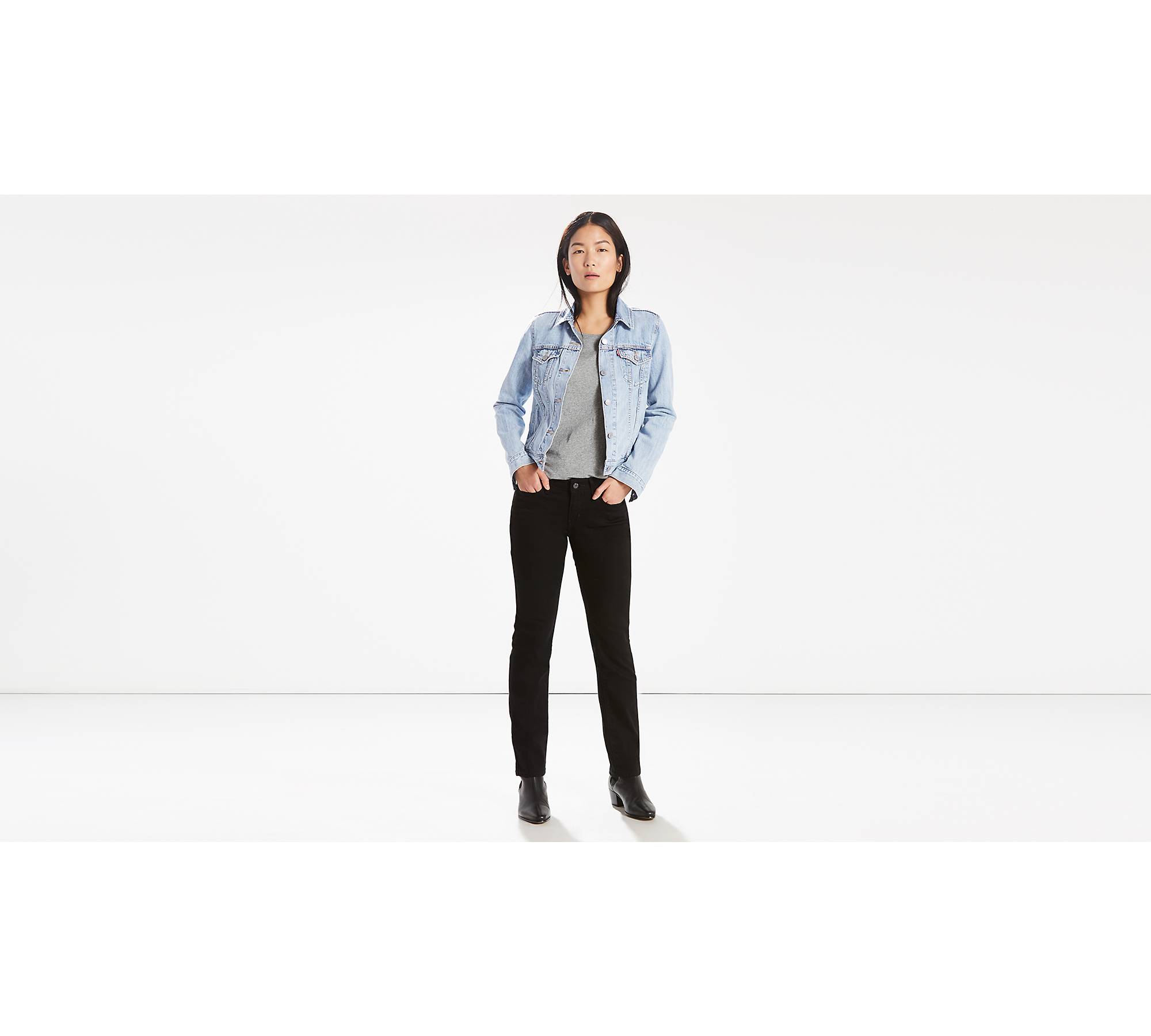 714 Straight Jeans - Black | Levi's® CA