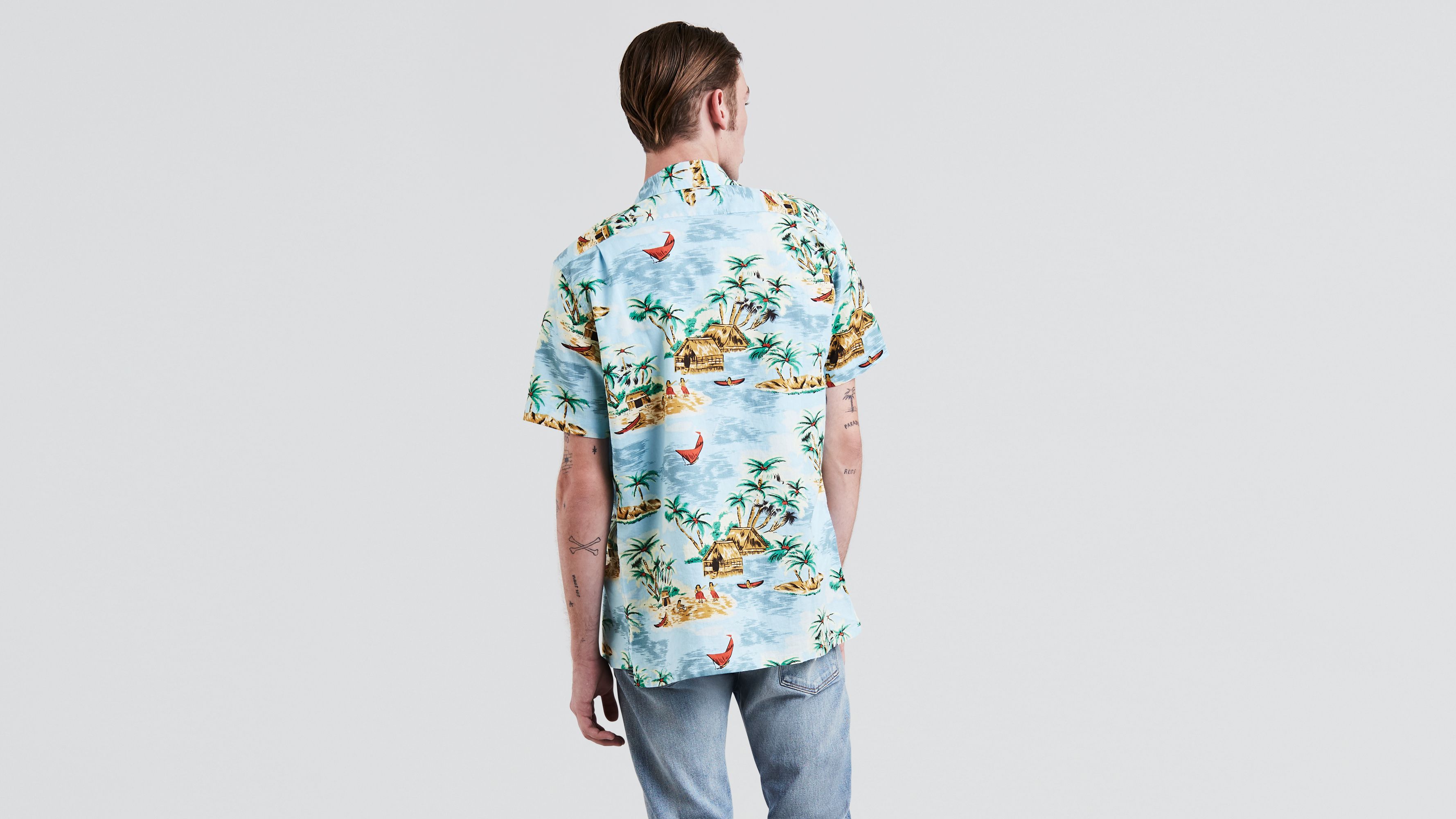 Short Sleeve Hawaiian Shirt - Multi 