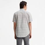 Striped Short Sleeve Classic One Pocket Shirt 2