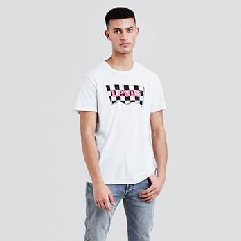 Homme-Chemises-T-shirt graphique classique-Logo carrelé 1