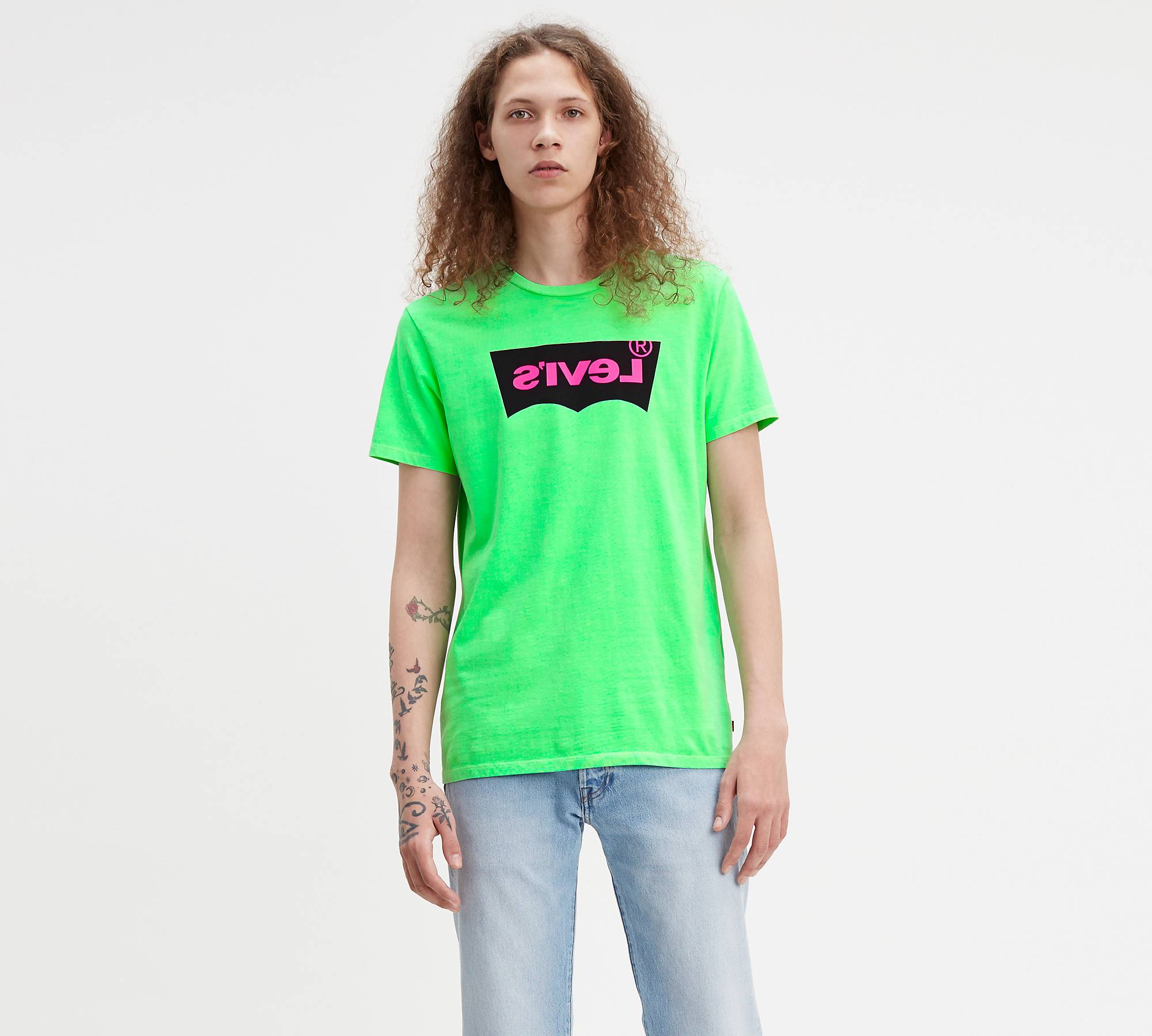 Levi's® Neon Logo Tee Shirt 1