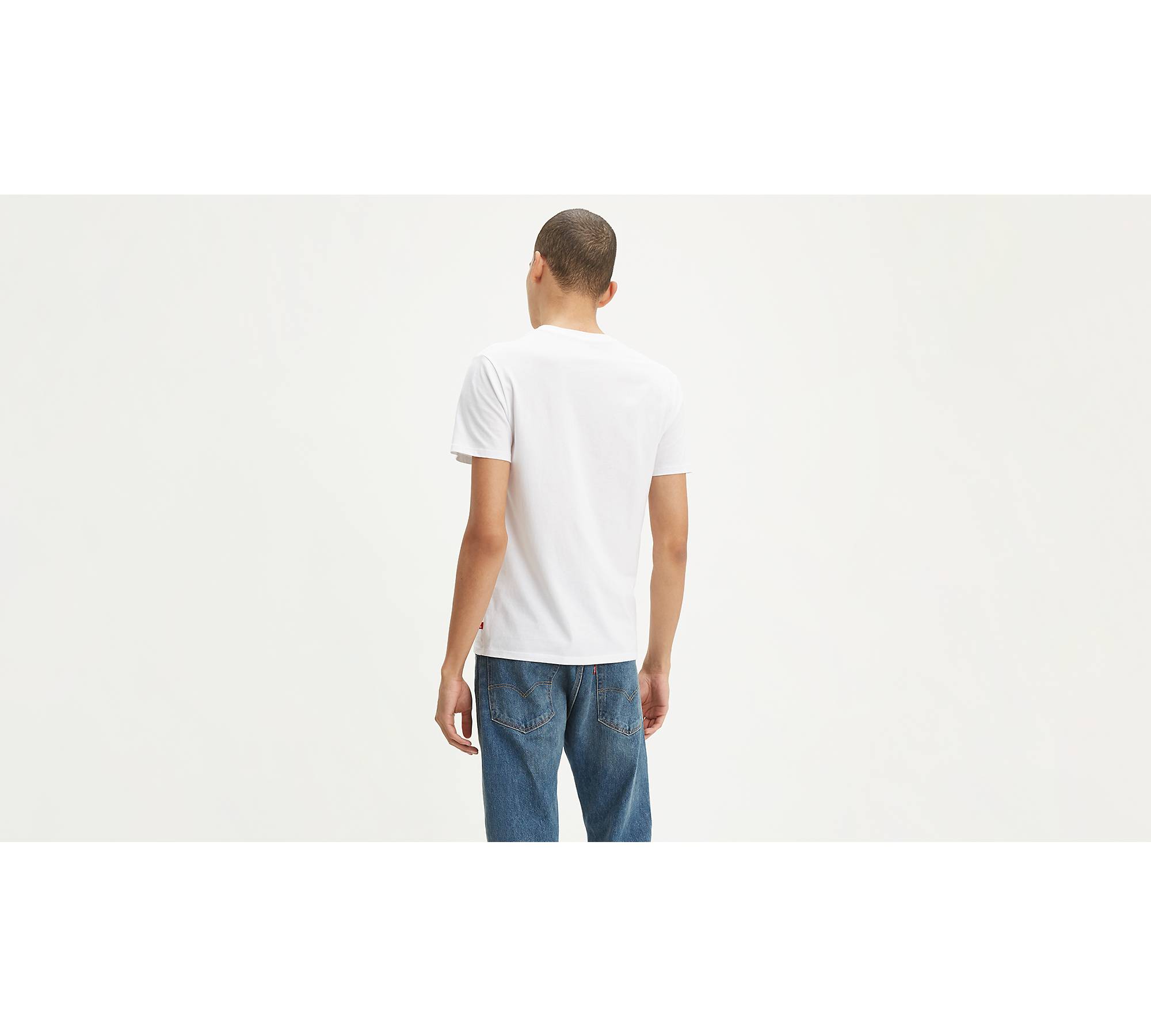 Two Horse Stripe Graphic Tee Shirt - White | Levi's® US