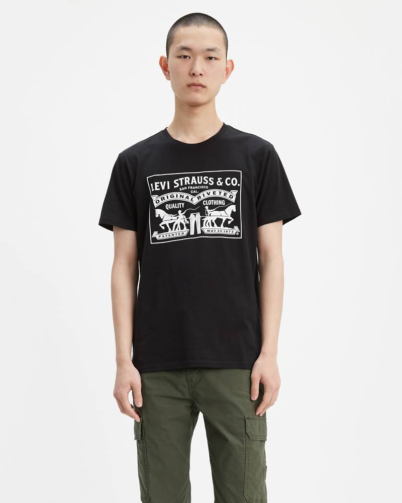 Two Horse Graphic Tee Shirt 15