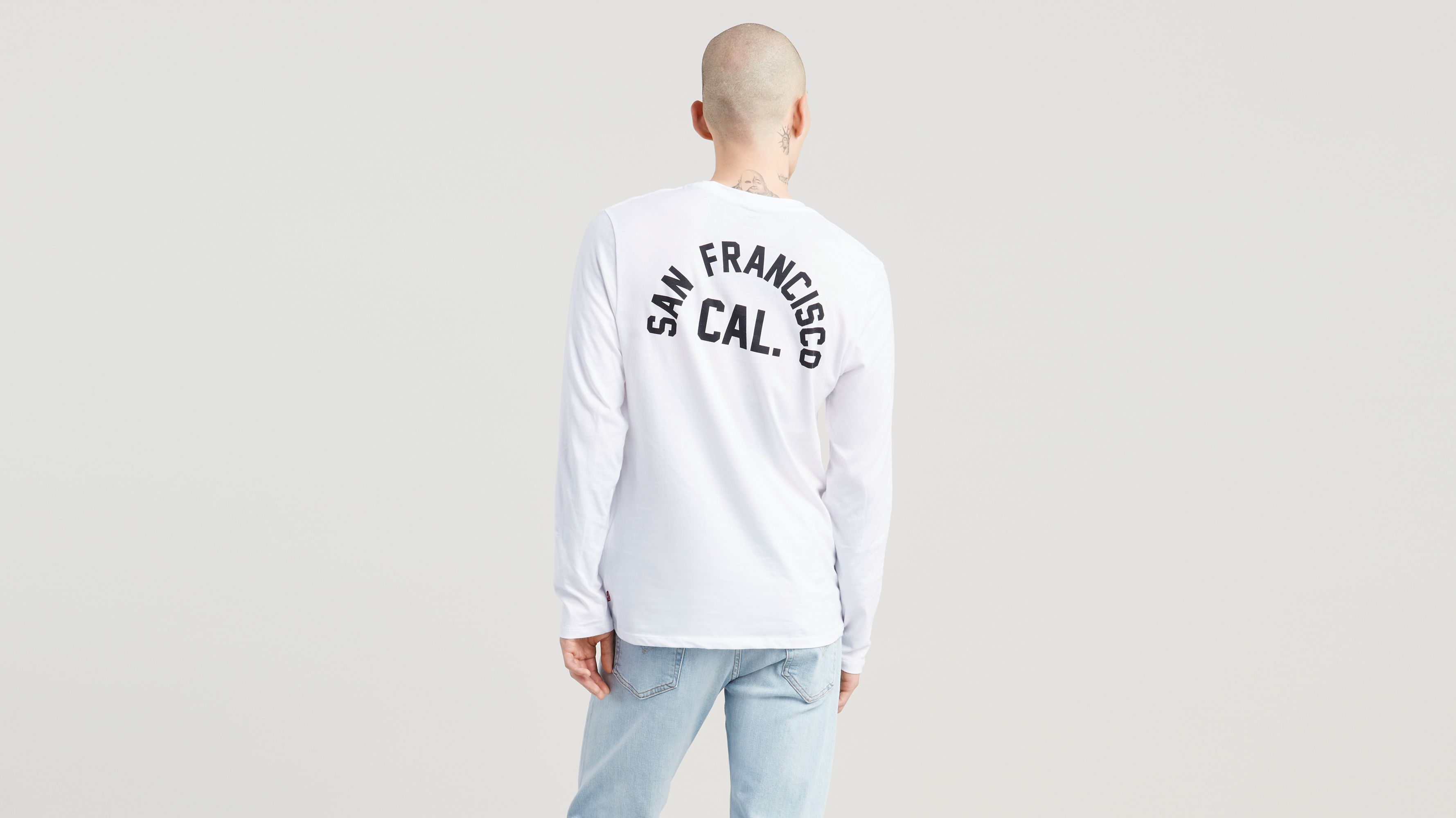Long Sleeve Graphic Tee Shirt White Levi's® US
