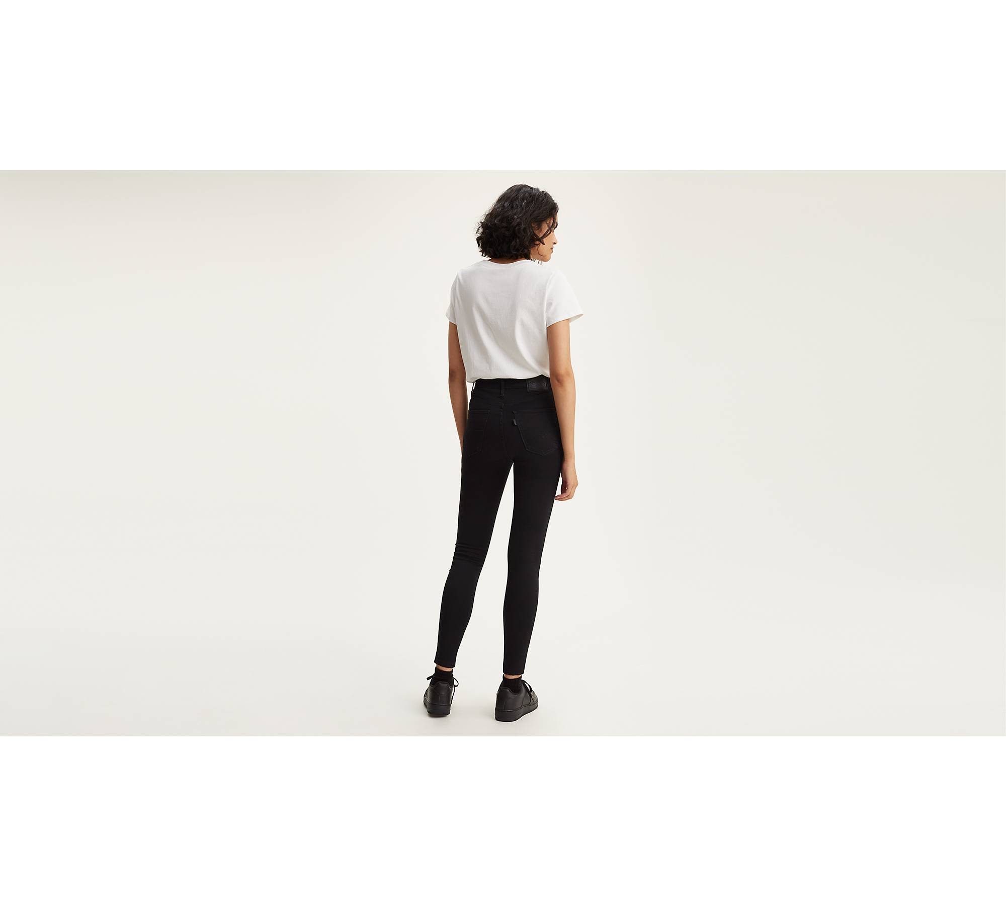 Blakely Clothing High Waisted Womens Black Skinny Jeans