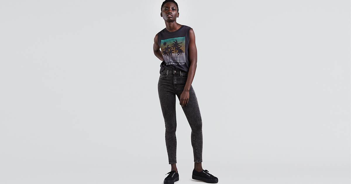 Mile High Super Skinny Women's Jeans - Black | Levi's® US