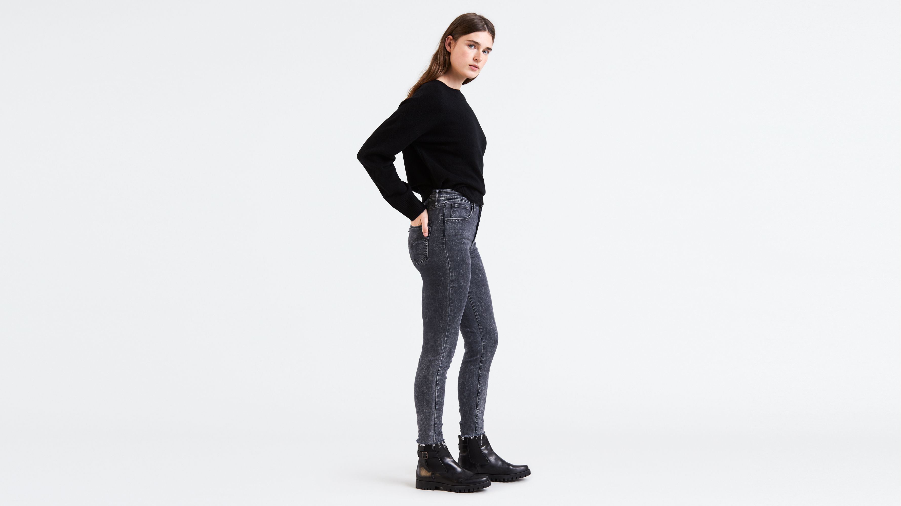 Mile High Super Skinny Jeans - Grey | Levi's® CA