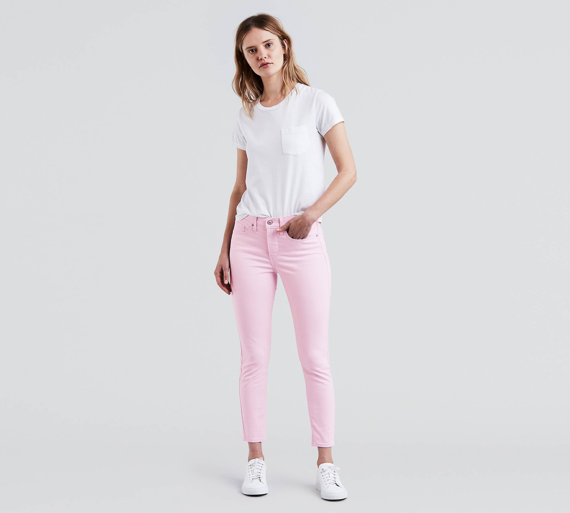 311 Shaping Skinny Ankle Women's Jeans - Pink | Levi's® US