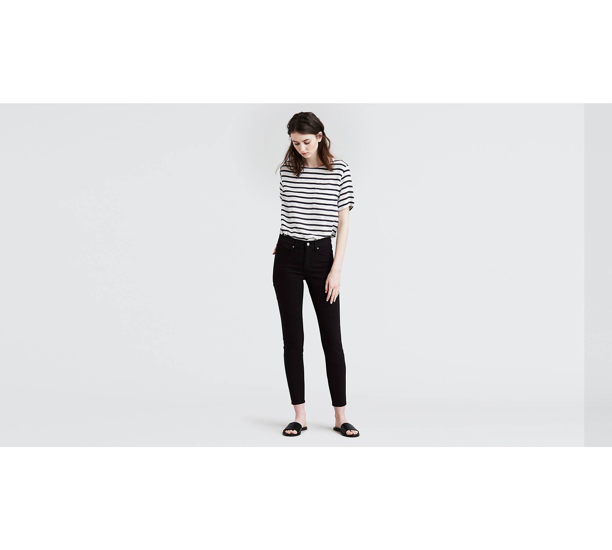 311 Shaping Skinny Ankle Women's Jeans - Black | Levi's® US
