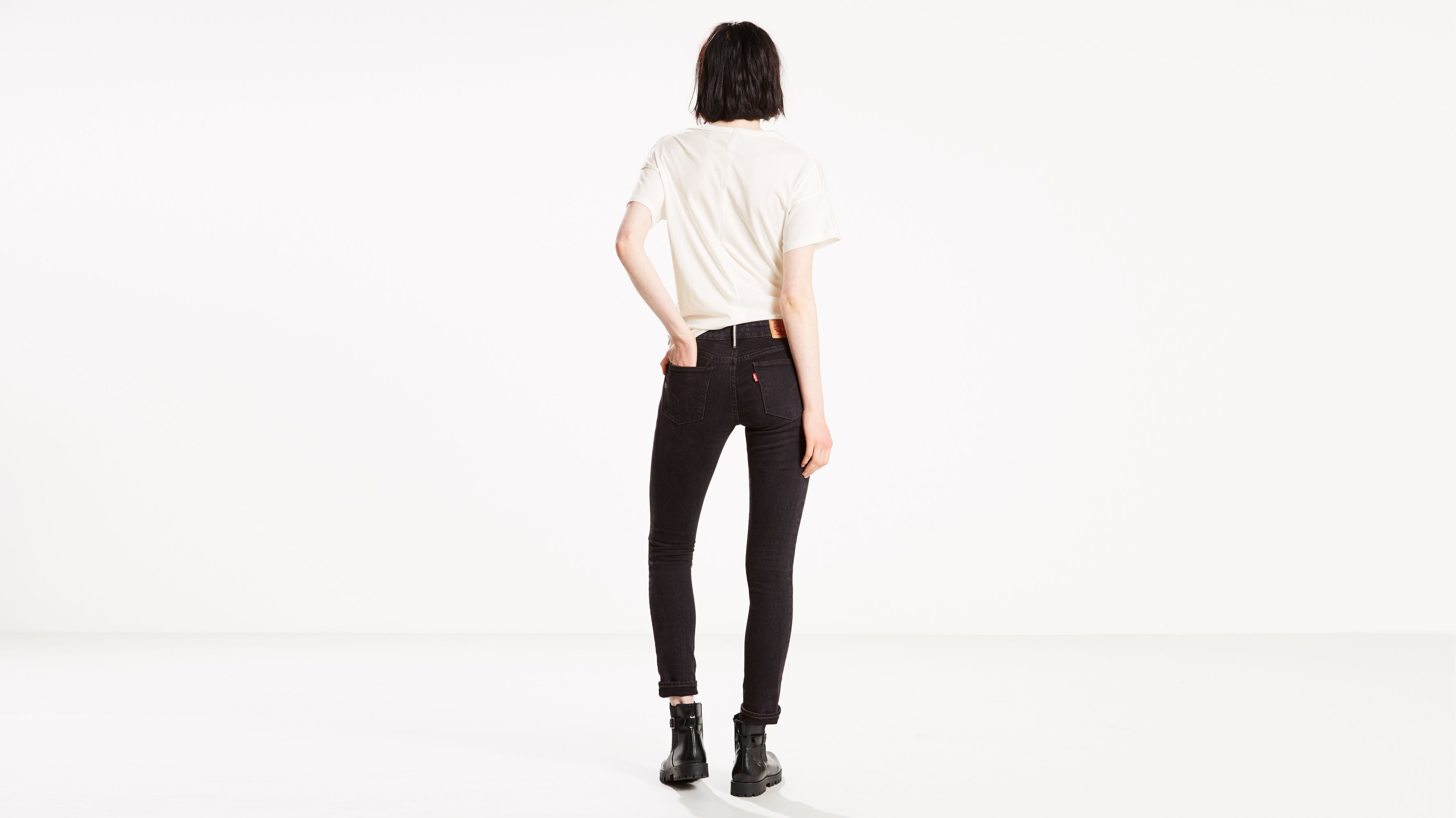 Levi's 711 selvedge store skinny jeans