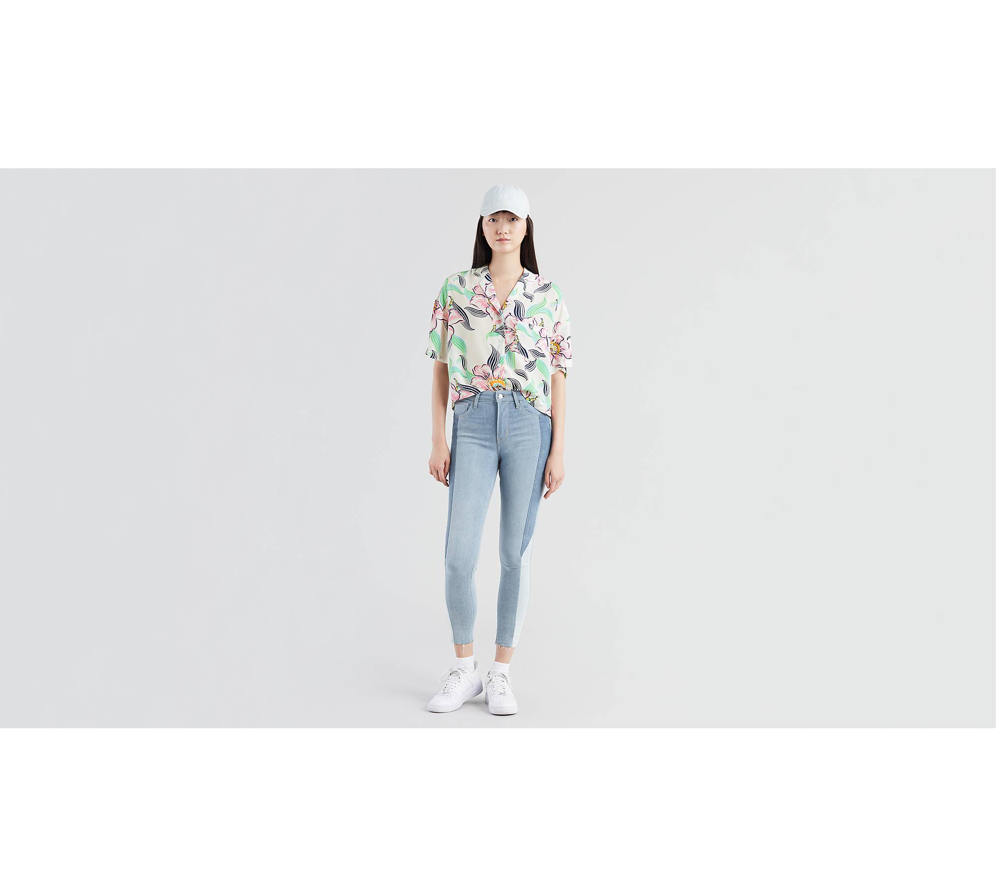 Pieced 721 High Rise Ankle Skinny Women's Jeans - Light Wash | Levi's® US
