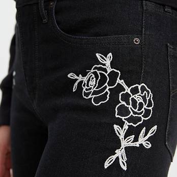 721 High Rise Embroidered Ankle Skinny Women's Jeans 4