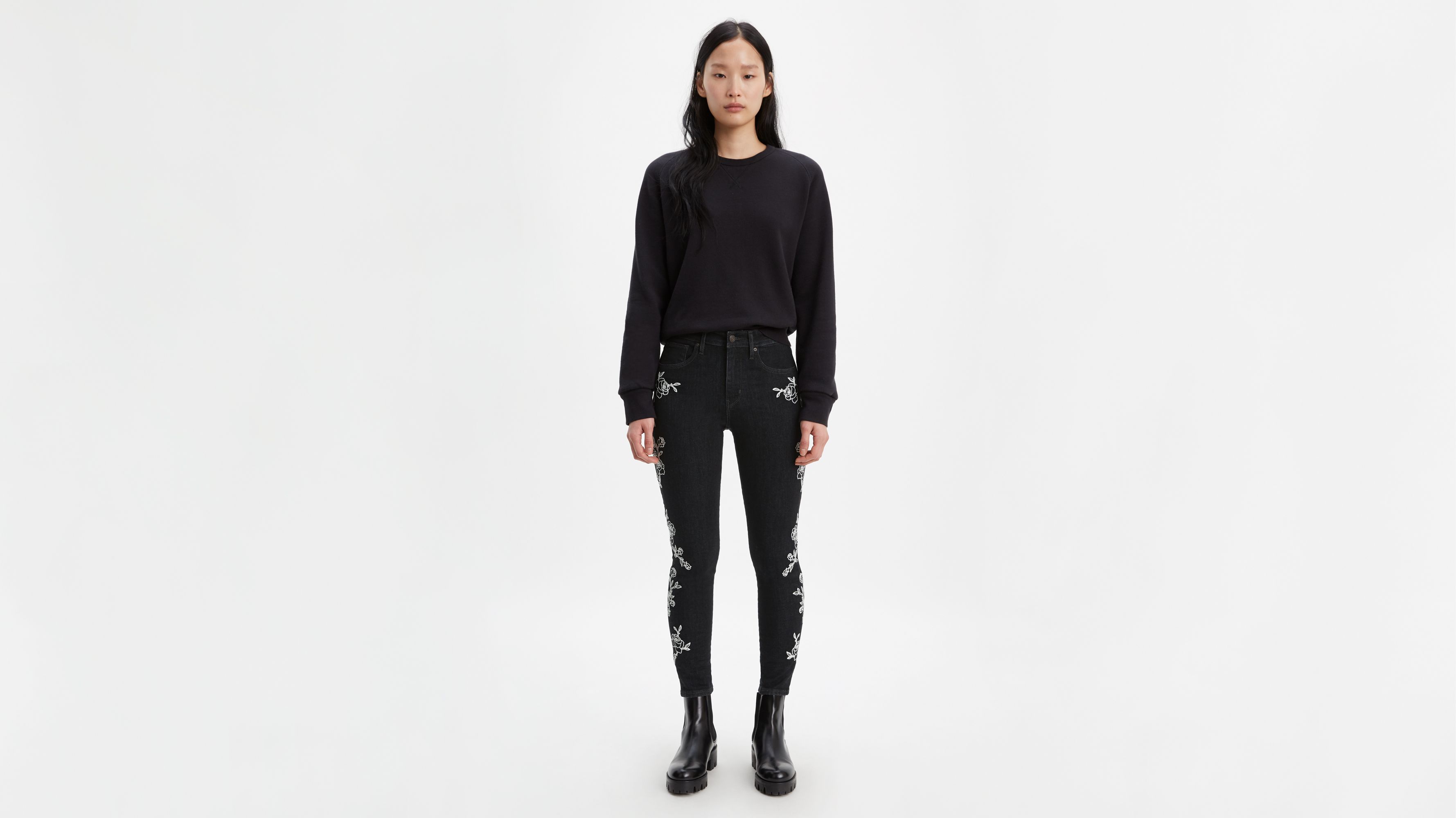 Levi's 721 store ankle jeans