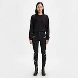 721 High Rise Embroidered Ankle Skinny Women's Jeans 1