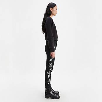 721 High Rise Embroidered Ankle Skinny Women's Jeans 3