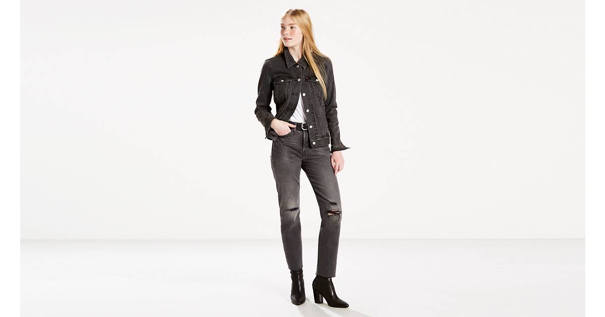 Wedgie Fit Ankle Women's Jeans - Black | Levi's® US