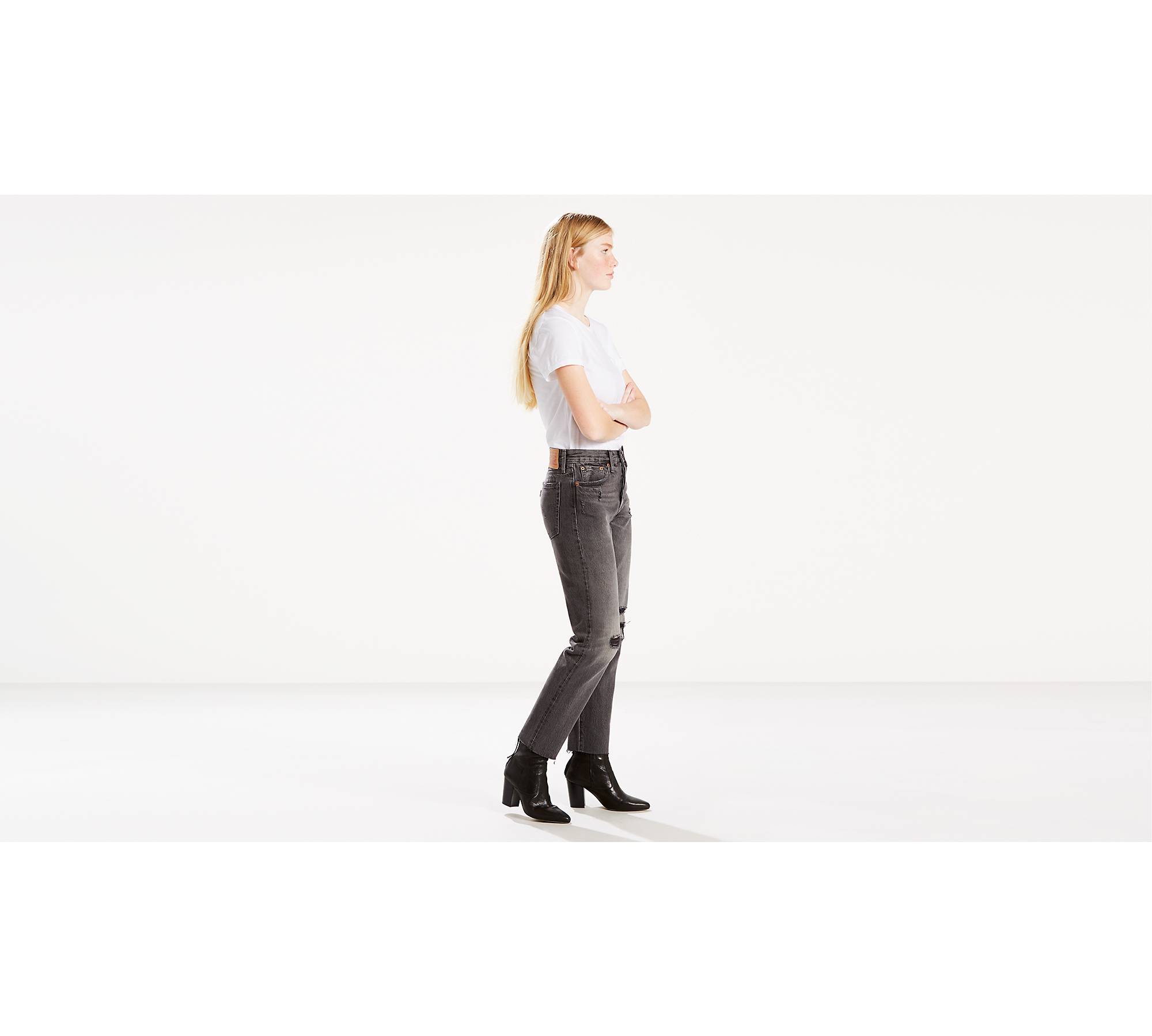 Wedgie Fit Ankle Women's Jeans - Black | Levi's® US