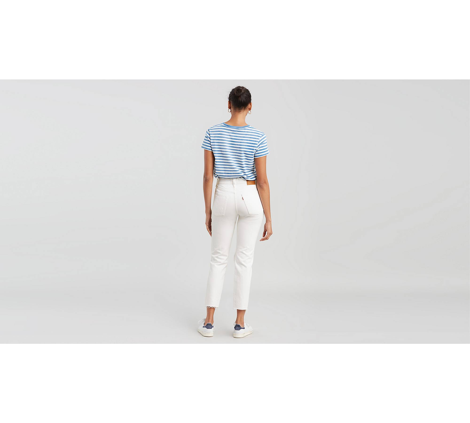 Wedgie Fit Ankle Women's Jeans - White | Levi's® CA