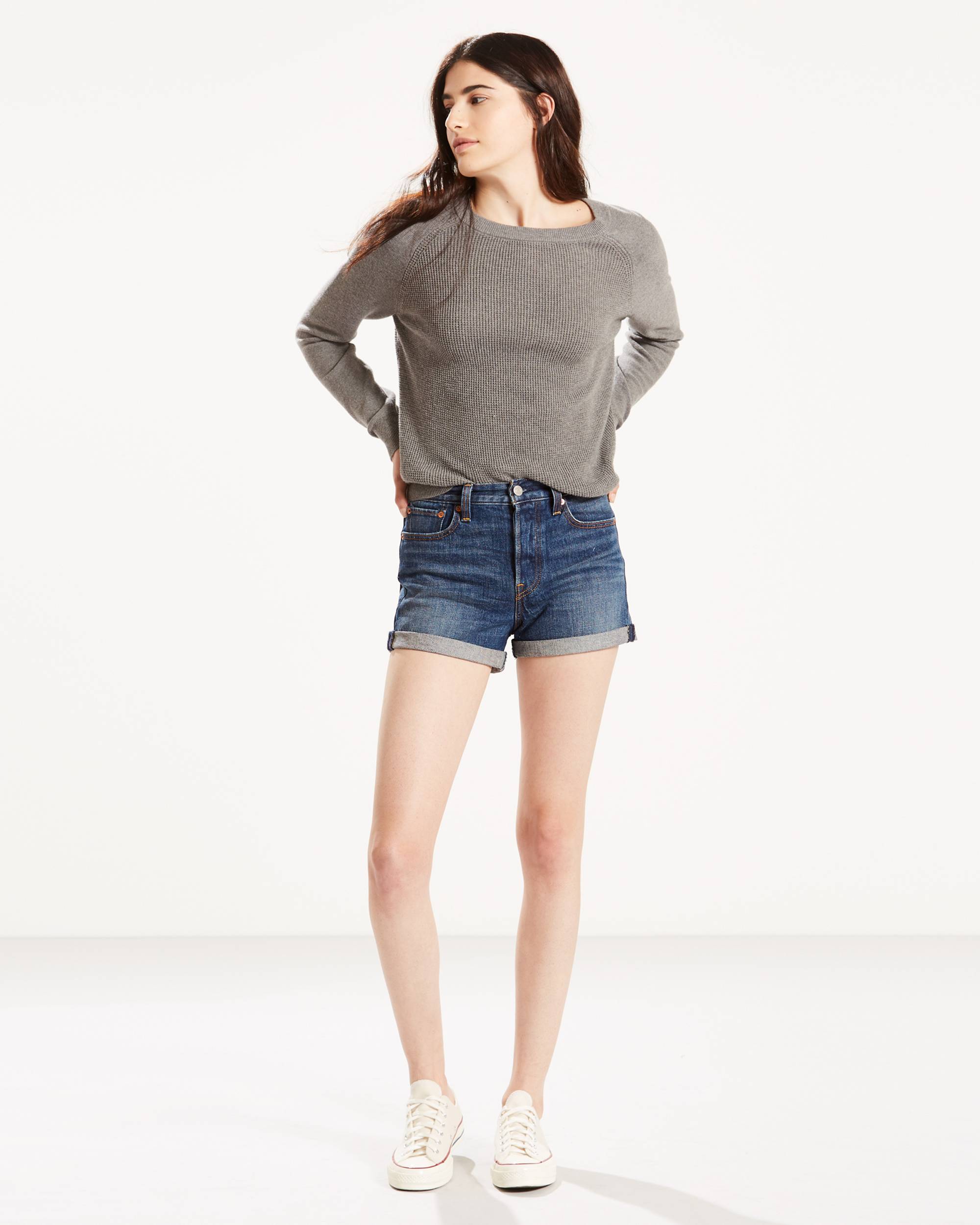 High Rise Wedgie Fit Shorts 1