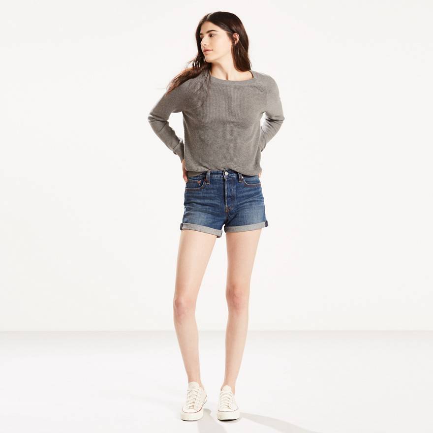 High Rise Wedgie Fit Shorts 1